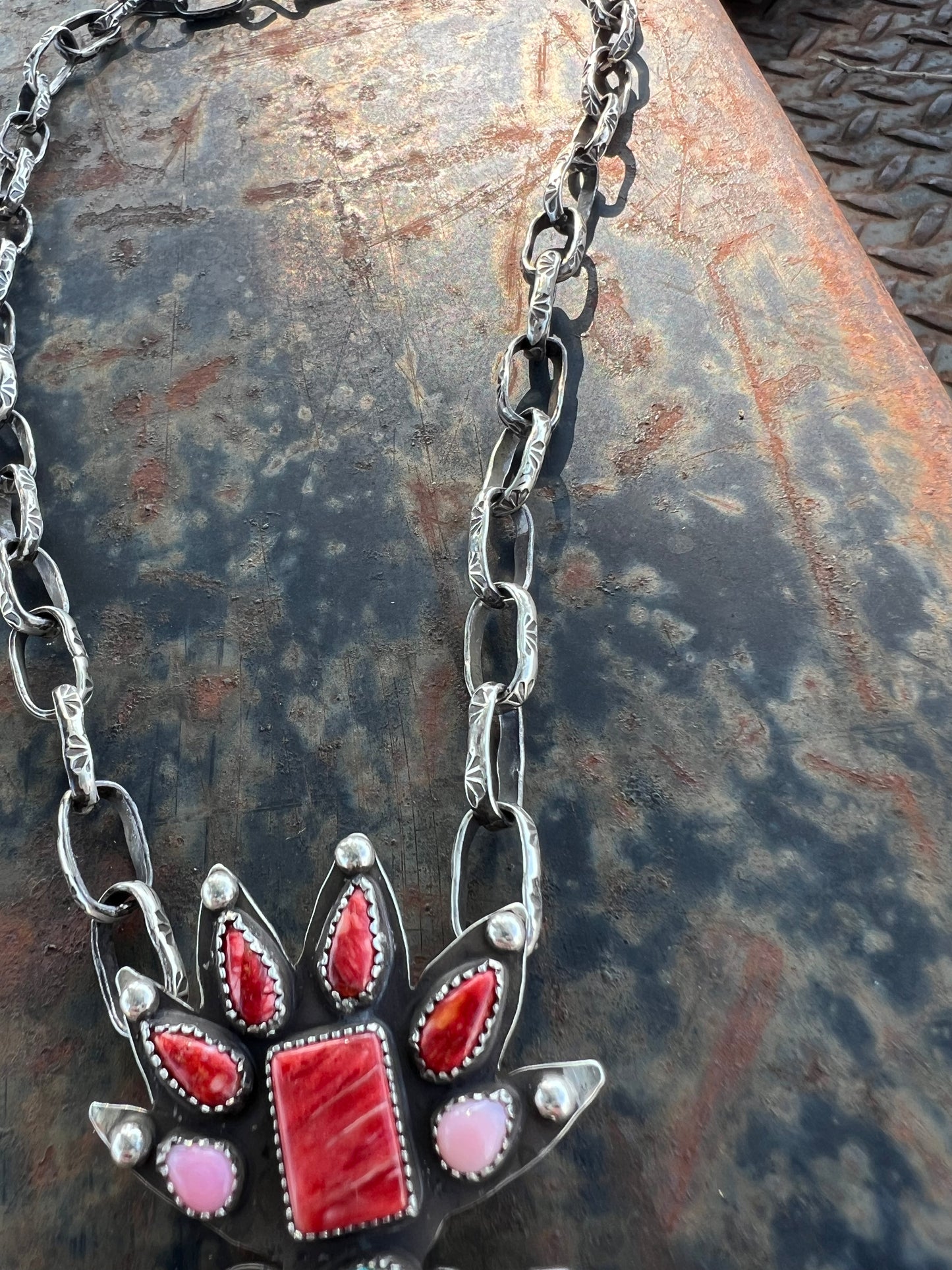 Indian Paintbrush Necklace