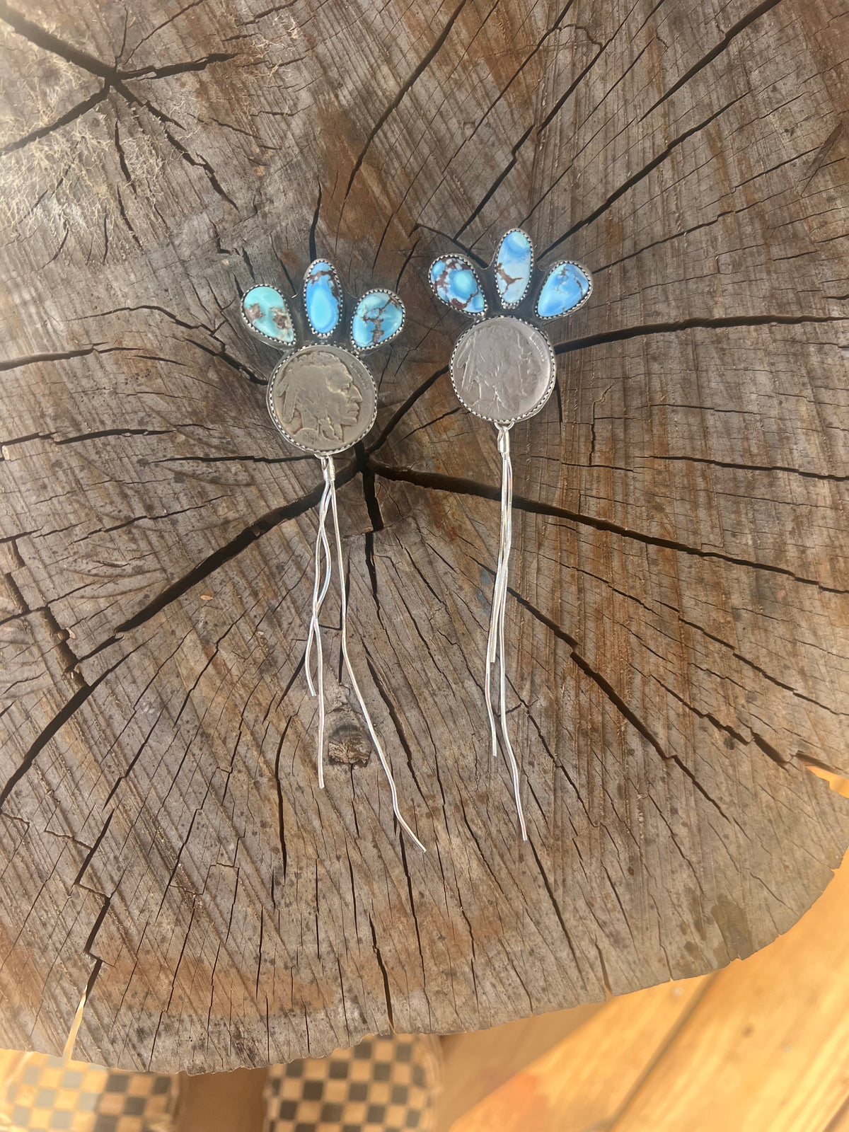 buffalo nickel with golden hills